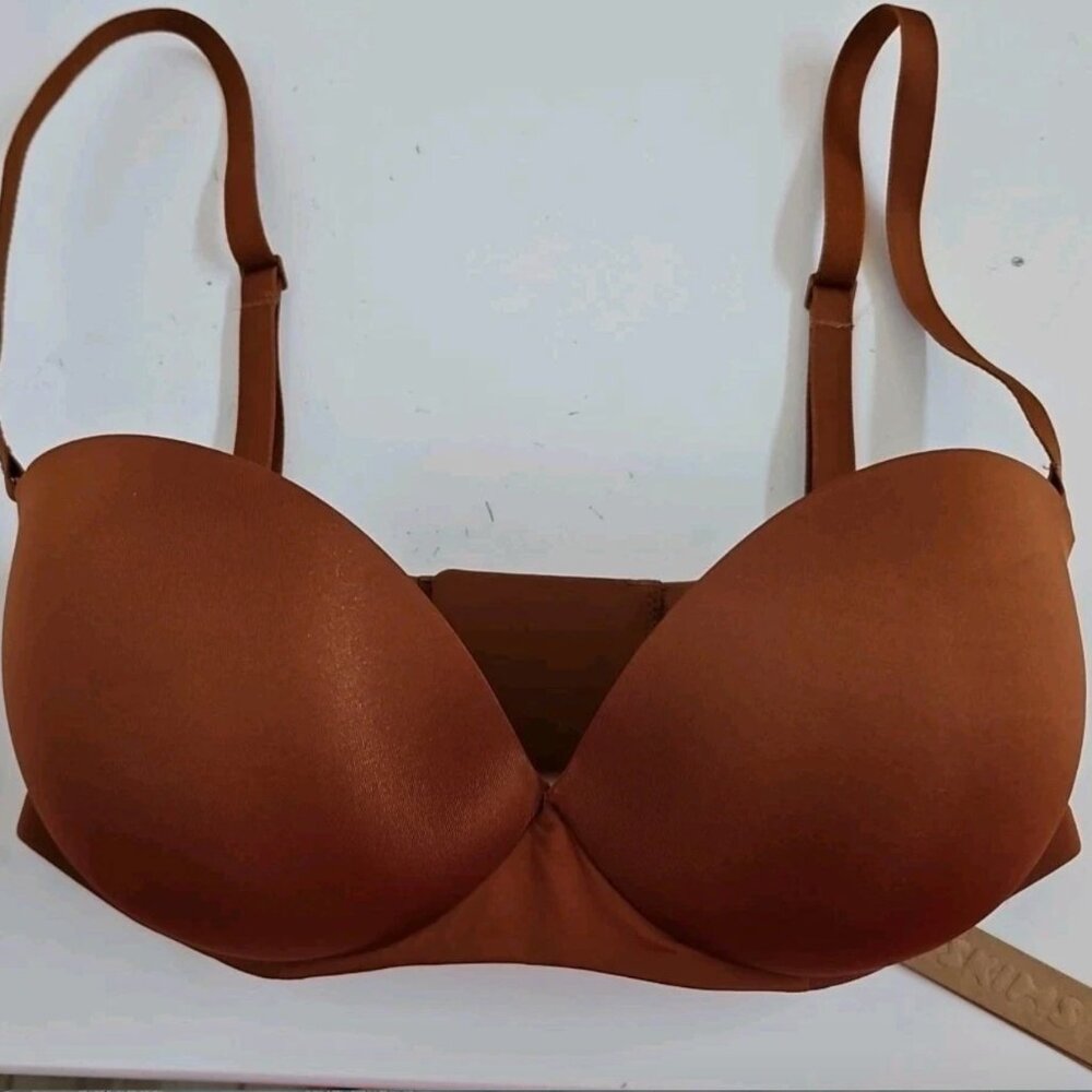 SKIMS Ultimate Collection Push Up Strapless Bra Bronze BA-BAN-3208 32DD NWT